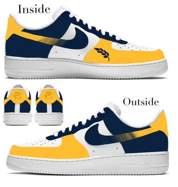 Milwaukee Baseball Team Nike Air Force 1 ‘07 Unisex Adult (Low/Mid/Hitop) - Image 2