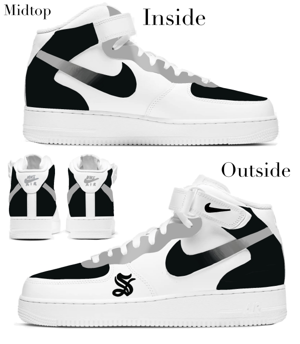 Chicago Baseball Team Nike Air Force 1 ‘07 Unisex Adult (Low/Mid/Hitop) - Image 3