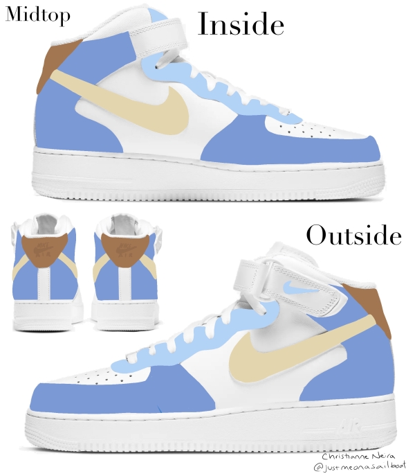 Poké #006 #007 #008 Inspired Nike Air Force 1 '07 Unisex Adult (Low/Mid/Hitop) - Image 3