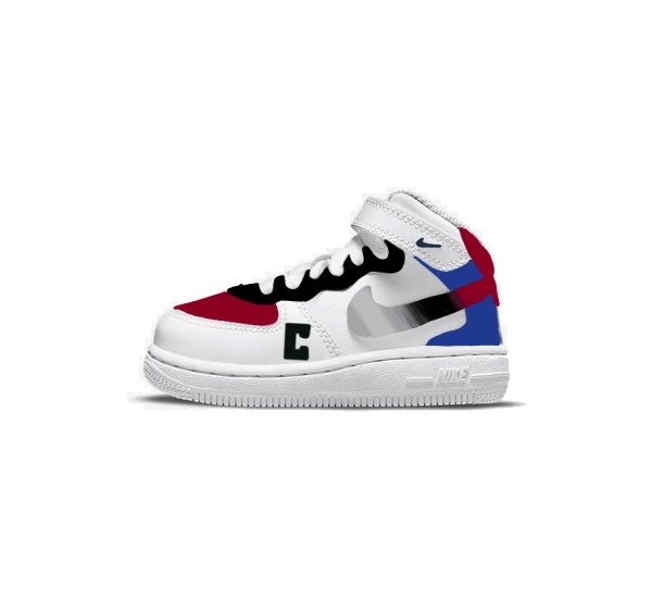 Little Kid Los Angeles Basketball Team Nike Air Force 1 '07 (Low/Mid)