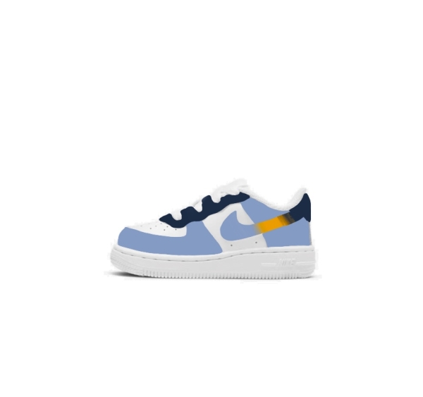 Baby Memphis Basketball Team Nike Air Force 1 '07 (Lowtop)