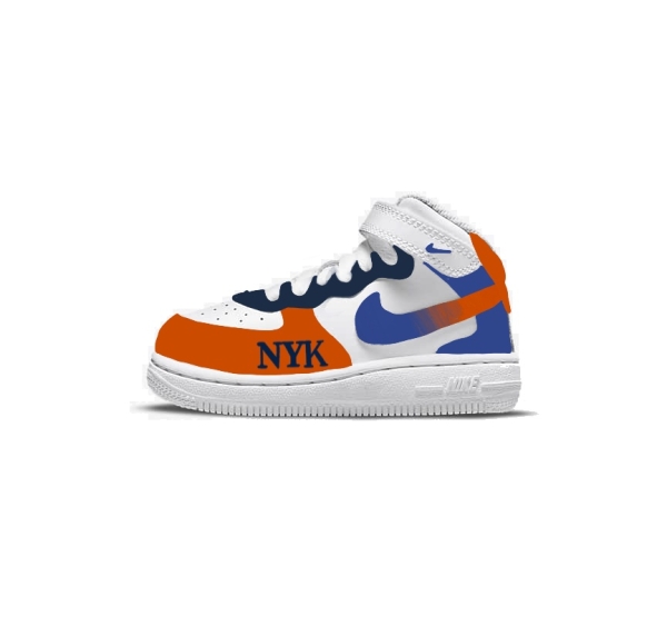 Little Kid New York Basketball Team Nike Air Force 1 '07 (Low/Mid)