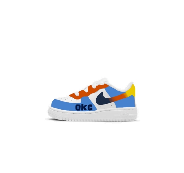 Baby Oklahoma Basketball Team Nike Air Force 1 '07 (Lowtop)