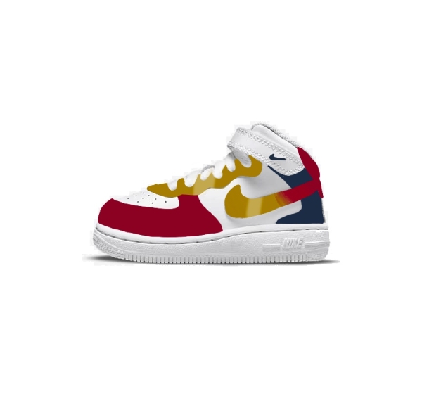 Big Kid New Orleans Basketball Team Nike Air Force 1 '07 (Low/Mid/Hitop) - Image 3