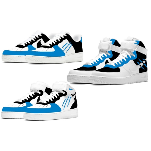 Carolina Football Team Nike Air Force 1 '07 Unisex Adult (Low/Mid/Hitop)