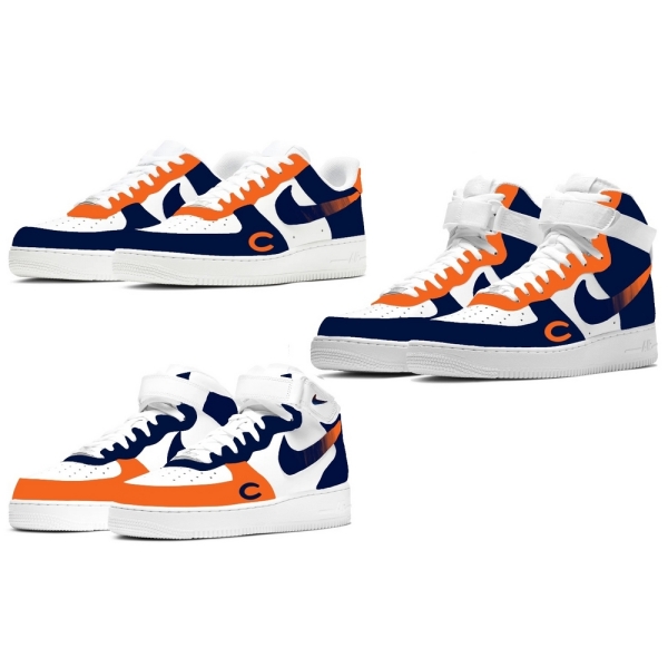 Chicago Football Team Nike Air Force 1 '07 Unisex Adult (Low/Mid/Hitop)