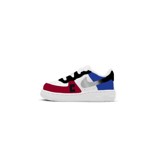 Baby Los Angeles Basketball Team Nike Air Force 1 '07 (Lowtop)