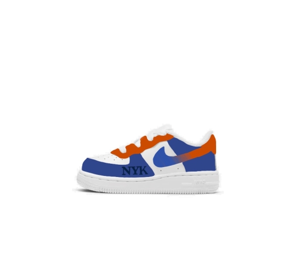 Baby New York Basketball Team Nike Air Force 1 '07 (Lowtop)