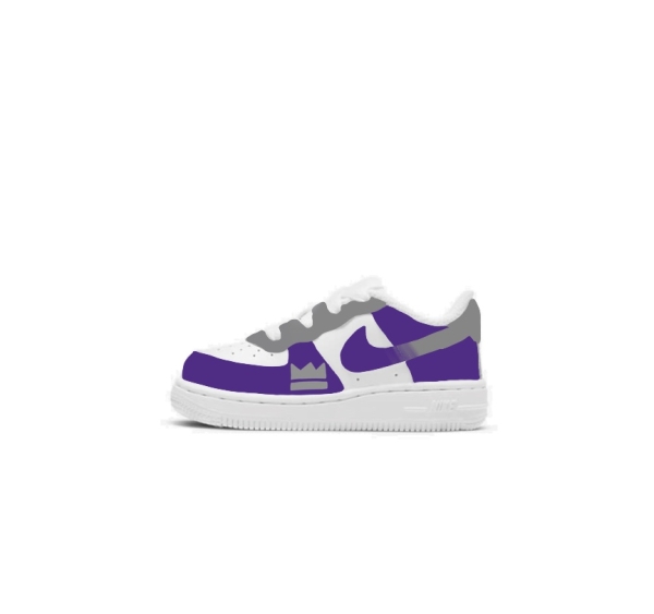 Big Kid Sacramento Basketball Team Nike Air Force 1 '07 (Low/Mid/Hitop) - Image 2