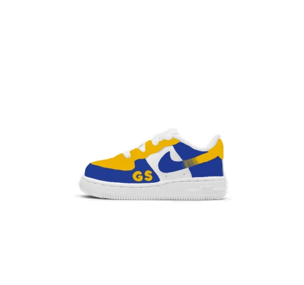 Big Kid Golden State Basketball Team Nike Air Force 1 '07 (Low/Mid/Hitop) - Image 2