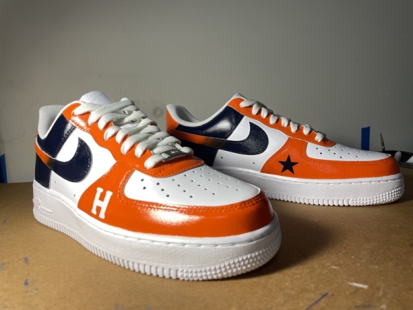 Houston Baseball Team Nike Air Force 1 ‘07 Unisex Adult (Low/Mid/Hitop) - Image 5