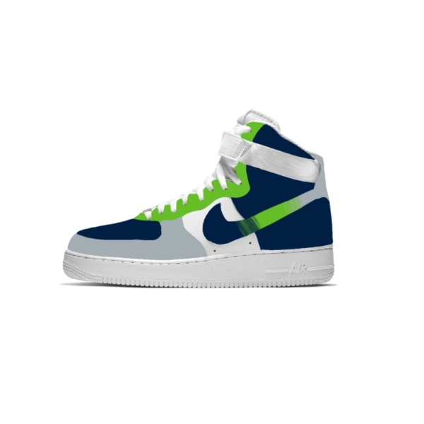 Big Kid Seattle Football Team Nike Air Force 1 '07 (Low/Mid/Hitop)