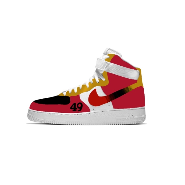 Big Kid San Francisco Football Team Nike Air Force 1 '07 (Low/Mid/Hitop)