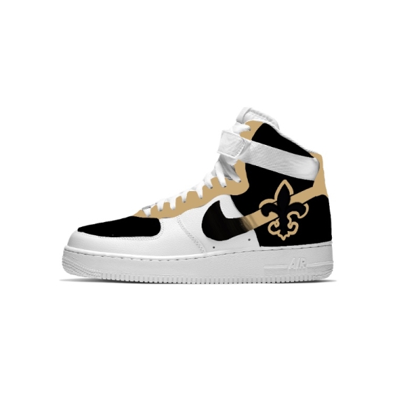 Big Kid New Orleans Football Team Nike Air Force 1 '07 (Low/Mid/Hitop)