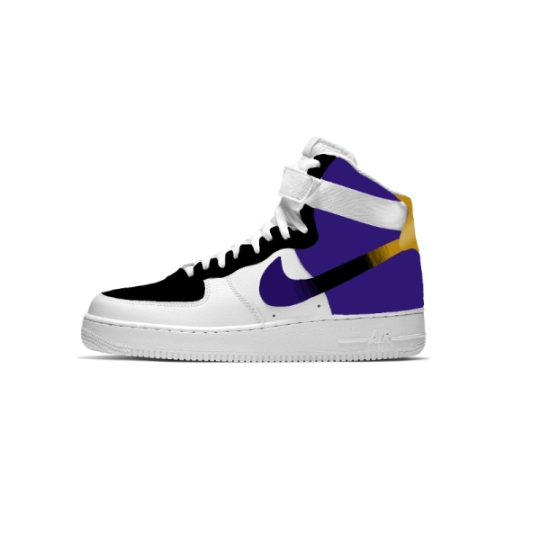 Big Kid Batimore Football Team Nike Air Force 1 '07 (Low/Mid/Hitop)