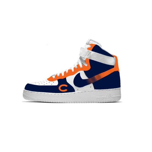 Big Kid Chicago Football Team Nike Air Force 1 '07 (Low/Mid/Hitop)