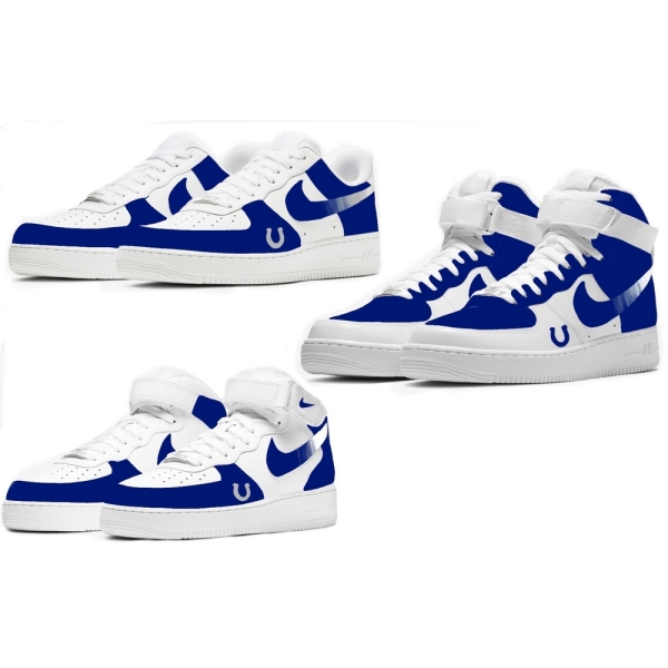 Indianapolis Football Team Nike Air Force 1 '07 Unisex Adult (Low/Mid/Hitop)