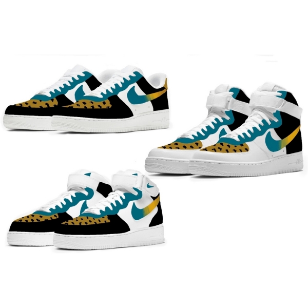 Jacksonville Football Team Nike Air Force 1 '07 Unisex Adult (Low/Mid/Hitop)