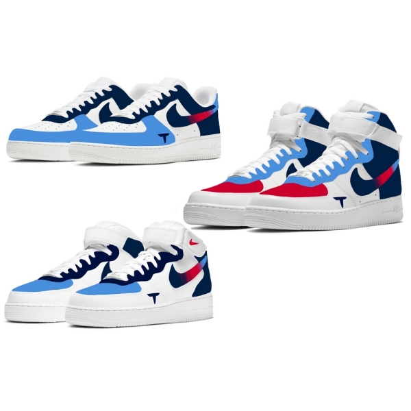 Tennessee Football Team Nike Air Force 1 '07 Unisex Adult (Low/Mid/Hitop)