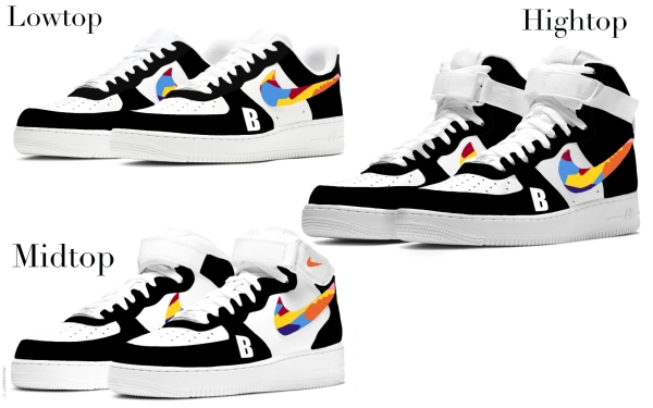 Baltimore Baseball Team City Nike Air Force 1 ‘07 Unisex Adult (Low/Mid/Hitop)