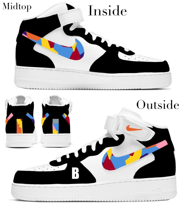 Baltimore Baseball Team City Nike Air Force 1 ‘07 Unisex Adult (Low/Mid/Hitop) - Image 3