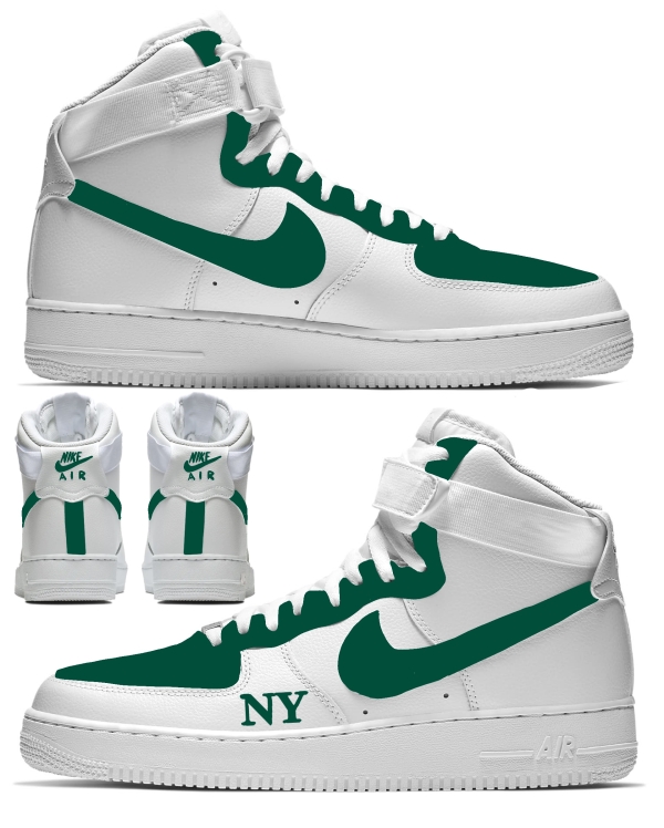 New York Football Team Legacy Nike Air Force 1 '07 Unisex Adult (Low/Mid/Hitop) - Image 4
