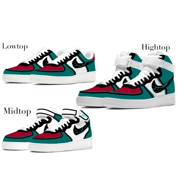 Hero Academy Inspired Nike Air Force 1 '07 Unisex Adult (Low/Mid/Hitop)