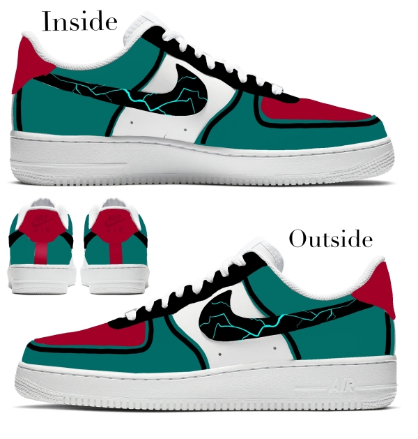 Hero Academy Inspired Nike Air Force 1 '07 Unisex Adult (Low/Mid/Hitop) - Image 4