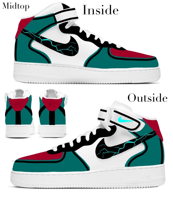 Hero Academy Inspired Nike Air Force 1 '07 Unisex Adult (Low/Mid/Hitop) - Image 3