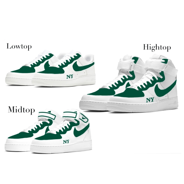 New York Football Team Legacy Nike Air Force 1 '07 Unisex Adult (Low/Mid/Hitop)