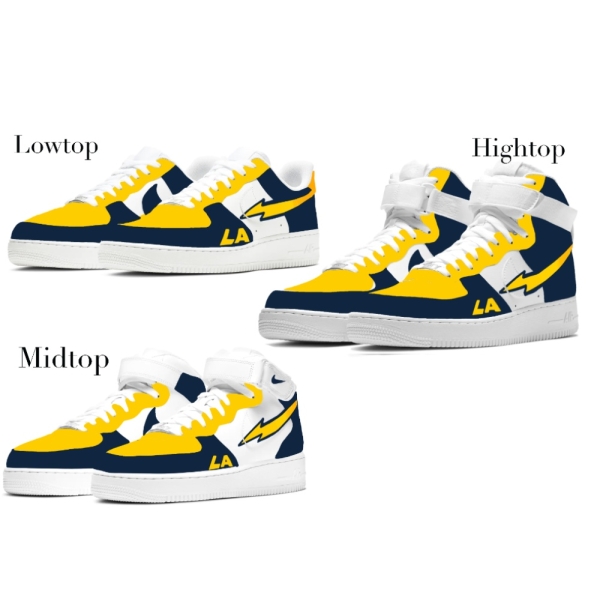 Los Angeles Football Team Dark Nike Air Force 1 '07 Unisex Adult (Low/Mid/Hitop)