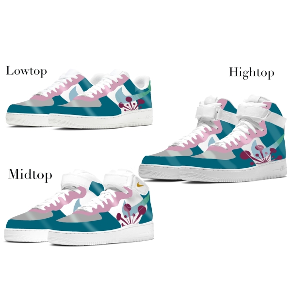 Demon Anime Slayer Sound Pillar Inspired Nike Air Force 1 ’07 Unisex Adult (Low/Mid/Hitop)