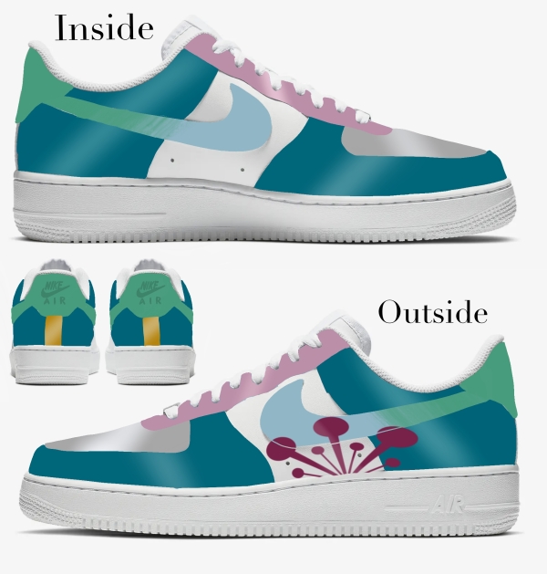 Demon Anime Slayer Sound Pillar Inspired Nike Air Force 1 ’07 Unisex Adult (Low/Mid/Hitop) - Image 2