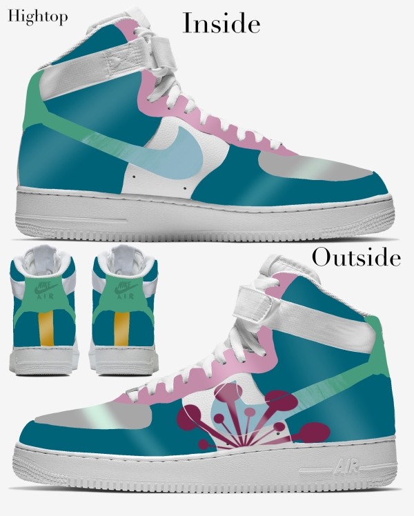 Demon Anime Slayer Sound Pillar Inspired Nike Air Force 1 ’07 Unisex Adult (Low/Mid/Hitop) - Image 4